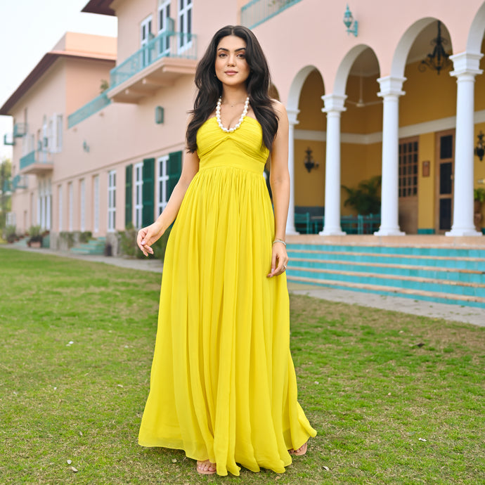 Mellow Yellow Pearl Dress